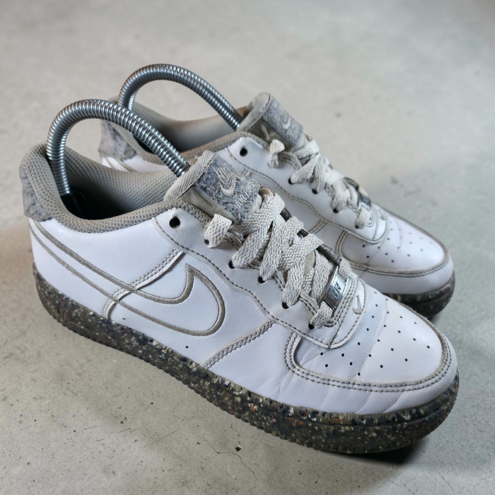 Nike Air Force 1 GS Recycled Wool Pack White Leather DB2813-100 Youth Size 5 Y